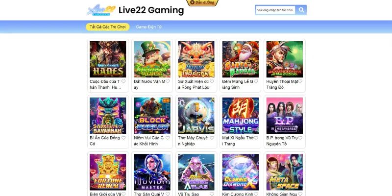 Game nổ hũ quốc tế sảnh live22