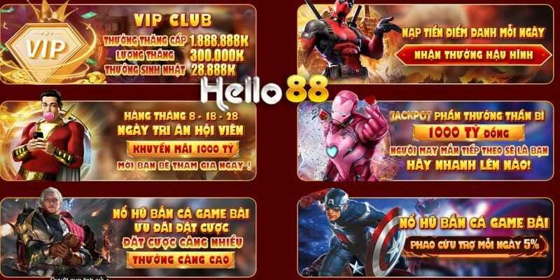 Cách thức nhận thưởng từ khuyến mãi Hello88